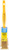 Wooster 1123 1" Amber Fong Brown China Bristle Paint Brush