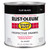 1/2 Pt Rust-Oleum 7776730 Black Stops Rust Protective Enamel, Flat