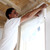 3.9" x 72' Trimaco 949560 Tape & Drape Pre-Taped Masking Film with PerfectEdge Tape