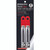 9mm Allway SB9-20B Red/Black B-Series Carded, Premium Blackened Steel 13-Point Snap Blade with Safety Holder Dispenser, 20 Blade Pack