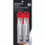 18mm Allway SB18-20C Red/Black B-Series Carded, Standard Carbon Steel 8-Point Snap Blade with Safety Holder Dispenser, 20 Blade Pack
