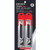 25mm Allway SB25-20B Red/Black B-Series Carded, Premium Blackened Steel 7-Point Snap Blade with Safety Holder Dispenser, 20 Blade Pack