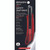 18mm Allway SK18BS Red/Black K-Series Carded, Pro Soft Grip Auto Lock Quick Cut Snap Knife with 1 Premium 8-Point Blackened Steel Blade