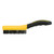 Hyde 46802 4 x 16 Shoe Handle Wire Brush w/ Rubber Grip