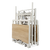 D500 LTC 5 Function Ultra-Low Bed - Light Oak - 12005-OACR