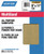 Norton 00357 9" x 11" 120C MultiSand Paper Sheets UPC (25pk)