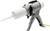 SILIGUN PRO SG-PRO 10oz Compact Cast Aluminum Body Caulk Gun (24:1 Thrust Ratio) - 6ct. Case
