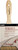 Arroworthy 1522-0400 4" White Chinese Bristle Brush