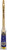 Arroworthy 6429-8 7/8" x 2-5/8" Rembrandt Round Chisel Trim Nylyn Paint Brush