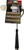 Dynamic 21253 6" x 1/2" (150mm x 12mm) Nap Yellow Stripe Mini Roller w/12" Handle