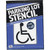 Hy-Ko PLS-52 5" x 24" HD Plastic Reusable No Parking Stencil
