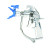 Graco 246240 Silver Plus Airless Paint Spray Gun w/2-Finger Trigger & RAC X 517 Switchtip -