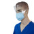 Procedure Face Mask w/ Ear Loop and Plastic Shield - 2202