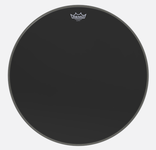 Remo P31022ES 22" Powerstroke® P3 Ebony® Bass Drumhead