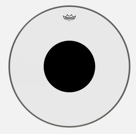 Remo CS132210 22" Controlled Sound® Clear Black Dot™ Bass Drumhead