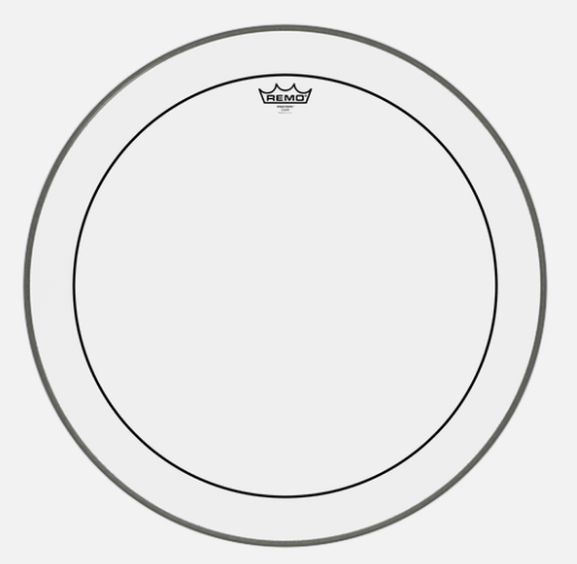 Remo PS132400 24" Pinstripe® Clear Bass Drumhead