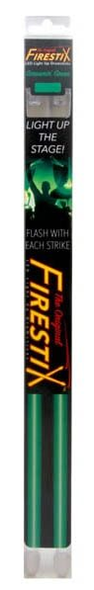 Firestix Green Light-Up Drum Sticks