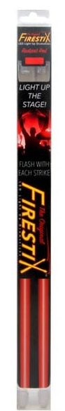 Firestix Red Light-Up Drum Sticks