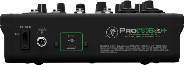 Mackie ProFX6v3+ with Blue Tooth