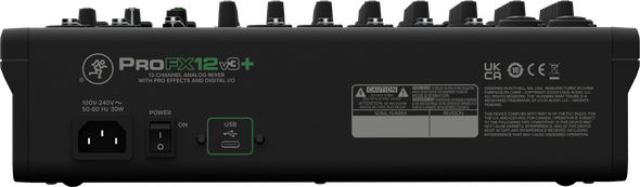 Mackie ProFX12v3+ with Blue Tooth
