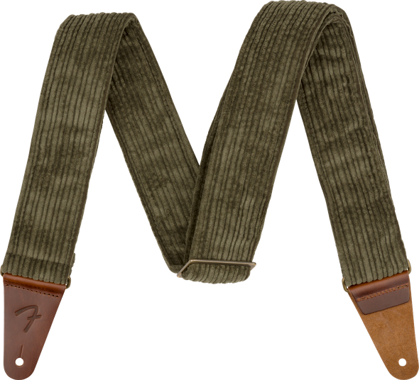 Fender Corduroy Strap, Antique Olive, 2"