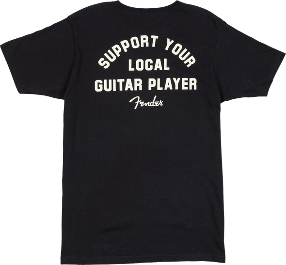 Fender Support Your Local Guitar Player Tee, Black, XXL