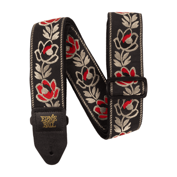 Ernie Ball Classic Jacquard Guitar Strap/Bass Strap - Noble Rose