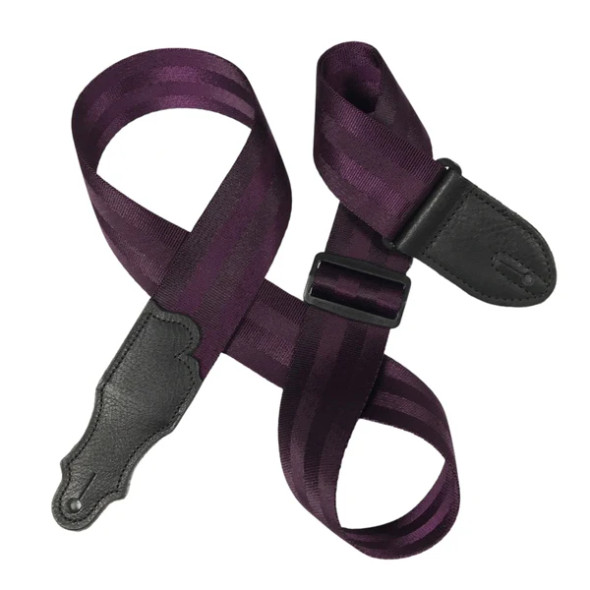  Frankiln Aviator Seat Belt Guitar Strap Purple 