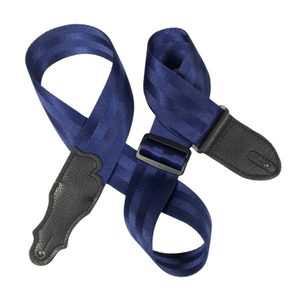 Franklin Aviator Seat Belt Guitar Strap Blue