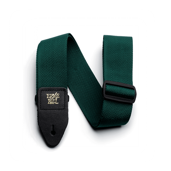 Ernie Ball Polypro Guitar Strap/Bass Strap - Forest Green