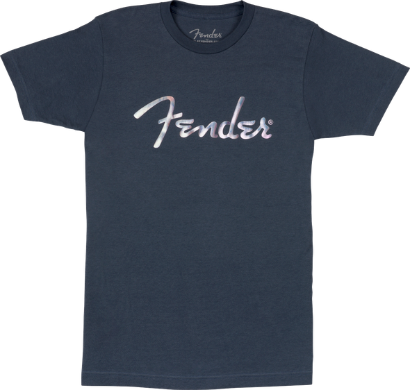 Fender Galaxy Logo Tee, Indigo Smoke, Large
