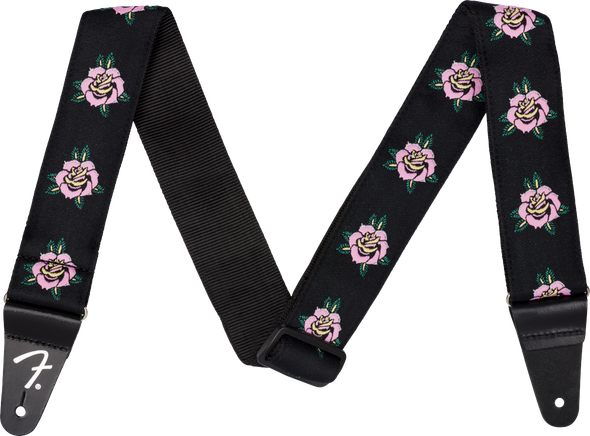 Fender Rose Strap, Pink, 2"
