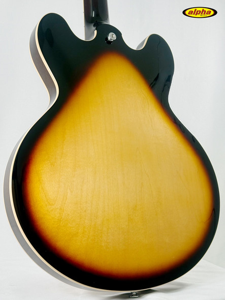 Used Gibson ES-335, Left-Handed, Vintage Burst, w/case