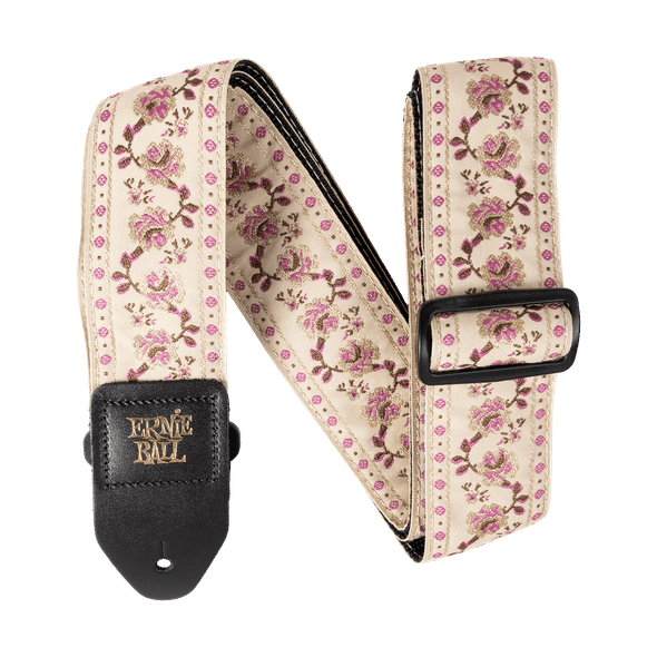 Ernie Ball Classic Jacquard Guitar Strap/Bass Strap - Winding Rose