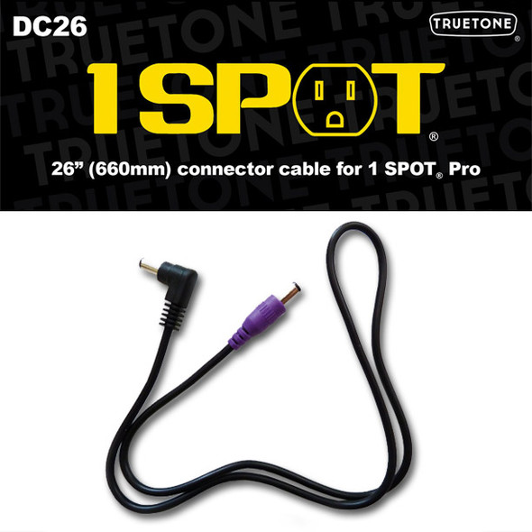 Truetone DC26 26" 1 Spot Pro Pedal Power Cable Purple 5.5 x 2.1mm