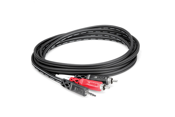 Hosa CMR206 3.5 mm TRS to Dual RCA, 6'