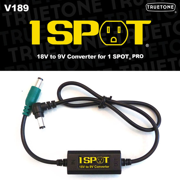 Truetone V189 18volt-to-9volt Converter Cable