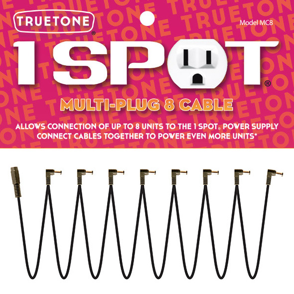 Truetone MC8 1 Spot 8 Multi-Plug Cable Daisy Chain