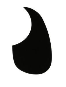 Allparts PG-0090 Thin Acoustic Pickguard with Adhesive Backing Clear