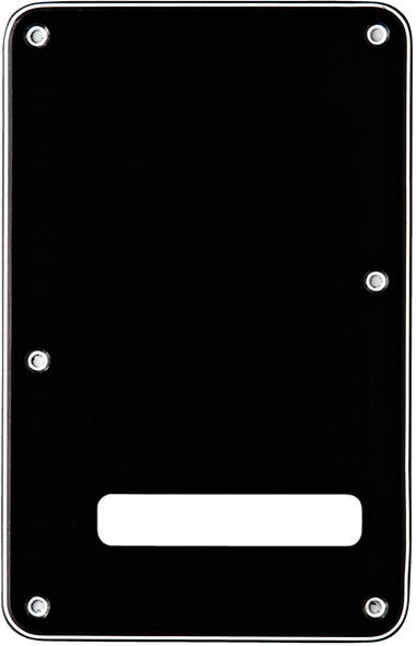 Fender Backplate, Stratocaster®, Black (B/W/B), 3-Ply