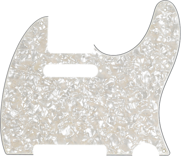 Fender  Pickguard, Telecaster®, 8-Hole Mount, Aged White Pearl, 4-Ply