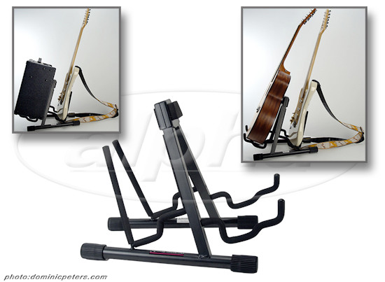 On Stage Stands GS7462DB Pro A-Frame Double Guitar Stand