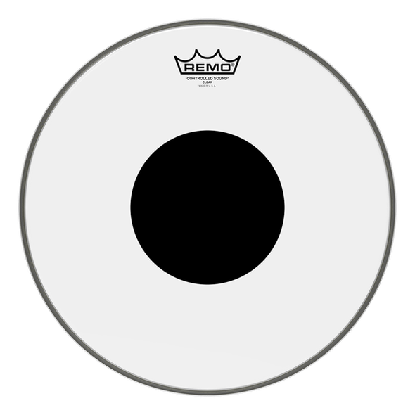 Remo CS031310 13" Clear Black Dot