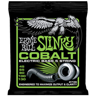 Ernie Ball 2736 Cobalt Slinky 45-130 5-string Electric Bass Strings