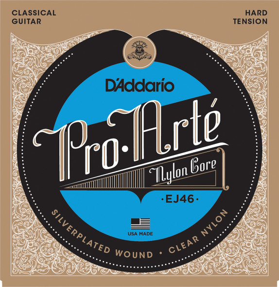 D'Addario EJ46 Pro-Arte Nylon Hard Tension Classical Guitar Strings