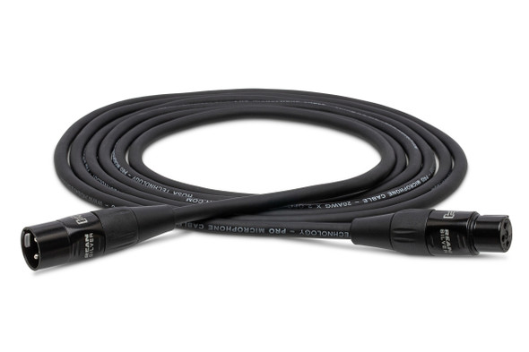 Hosa HMIC-025 Pro Microphone Cable, REAN XLR3F to XLR3M, 25 ft