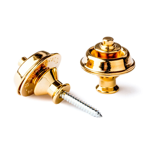 Dunlop Straplok® Strap Retainers Dual Design - 24KT Gold