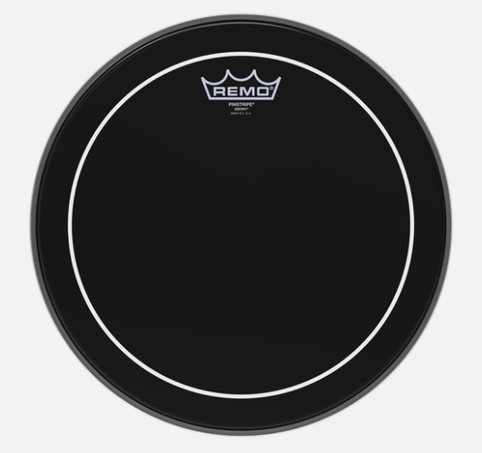 Remo ES0618PS 18" Pinstripe® Ebony®