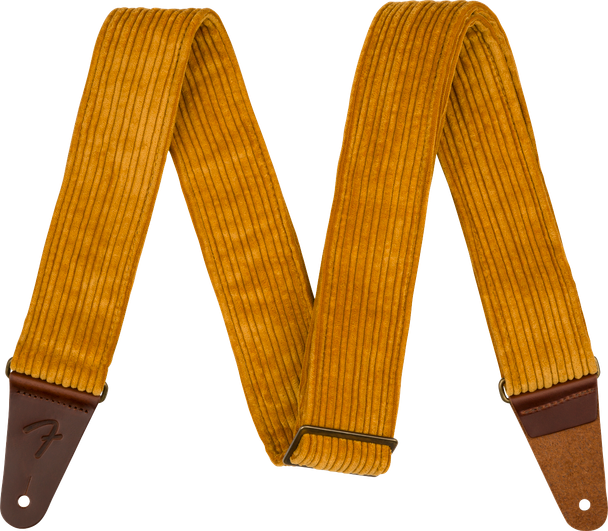 Fender  Corduroy Strap, Blaze Gold, 2"