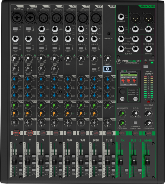 Mackie ProFX12v3+ with Blue Tooth